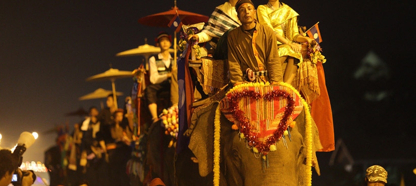 Elephant festival Laos